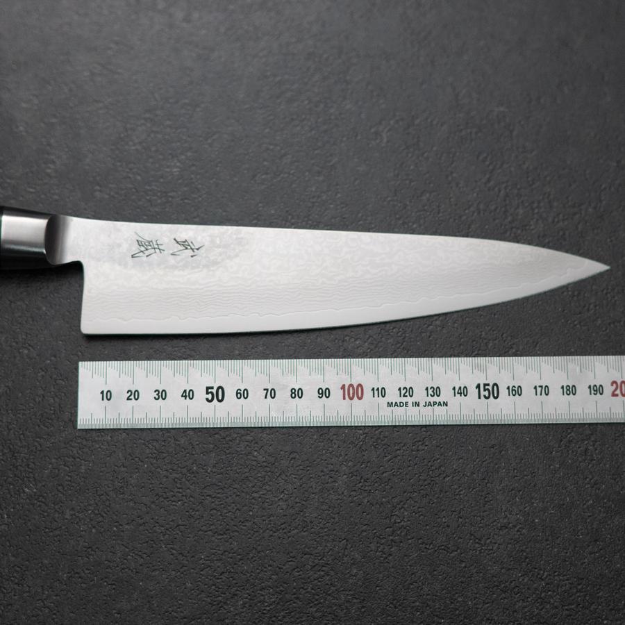 Gyuto VG-10 Damascus Western Round Handle 200mm (7.9”)-[Musashi]-[Japanese-Kitchen-Knives]