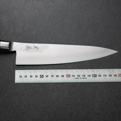 Gyuto VG-10 Damascus Western Round Handle 200mm (7.9”)-[Musashi]-[Japanese-Kitchen-Knives]