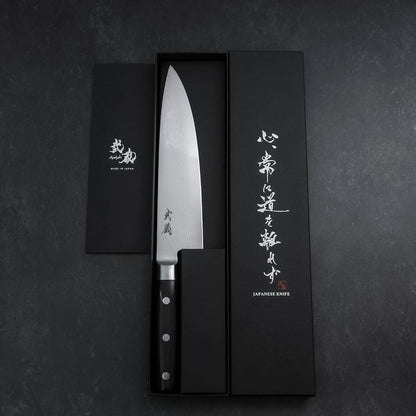 Gyuto VG-10 Damascus Western Round Handle 200mm