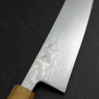 Gyuto VG-10 Damascus Yaki Urushi Handle 210mm