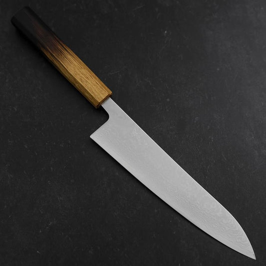 Gyuto VG-10 Damascus Yaki Urushi Handle 210mm