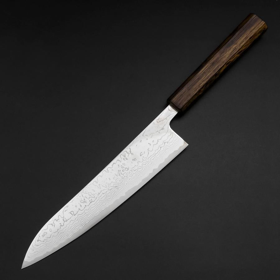 Gyuto VG-10 Nickel Damascus Sumi Urushi Handle 210mm