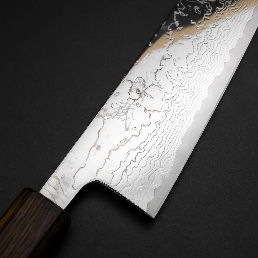 Gyuto VG-10 Nickel Damascus Sumi Urushi Handle 210mm
