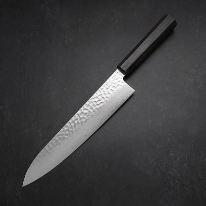 Gyuto VG-10 Tsuchime Damascus Ashwood Handle 240mm