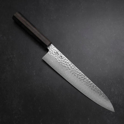 Gyuto VG-10 Tsuchime Damascus Ashwood Handle 240mm
