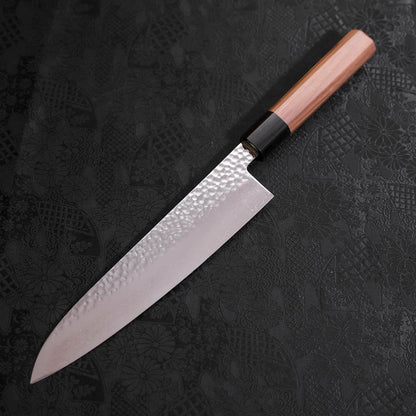 Gyuto VG-10 Tsuchime Damascus Walnut Handle 210mm