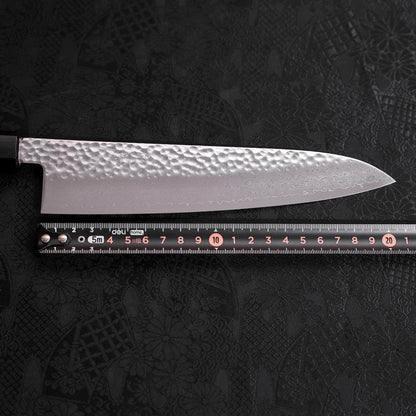 Gyuto VG-10 Tsuchime Damascus Walnut Handle 210mm
