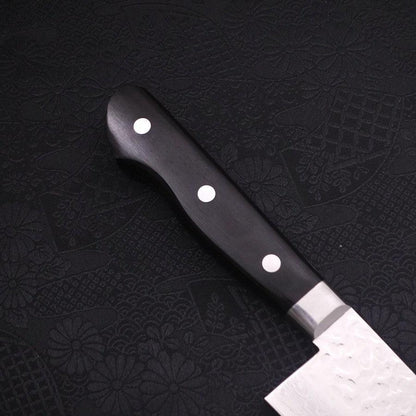 Gyuto VG-10 Tsuchime Damascus Western Black Handle 210mm