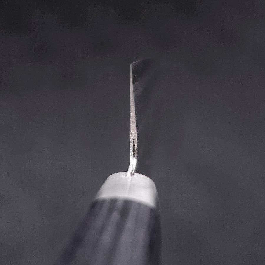 Gyuto VG-10 Tsuchime Damascus Western Dark Blue Handle 180mm