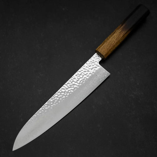 Gyuto VG-10 Tsuchime Damascus Yaki-Urushi Handle 210mm