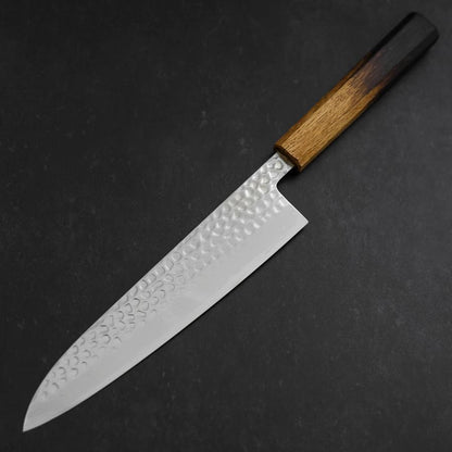 Gyuto VG-10 Tsuchime Damascus Yaki Urushi Handle 210mm