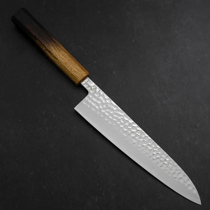 Gyuto VG-10 Tsuchime Damascus Yaki Urushi Handle 210mm