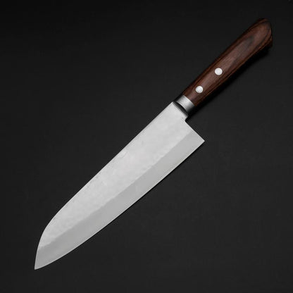 Gyuto VG-10 Tsuchime Oval Mahogany Handle 180mm