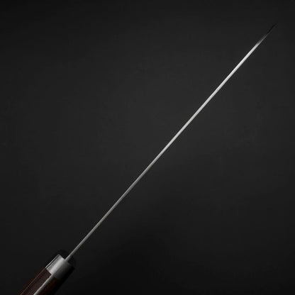 Gyuto VG-10 Tsuchime Oval Mahogany Handle 180mm