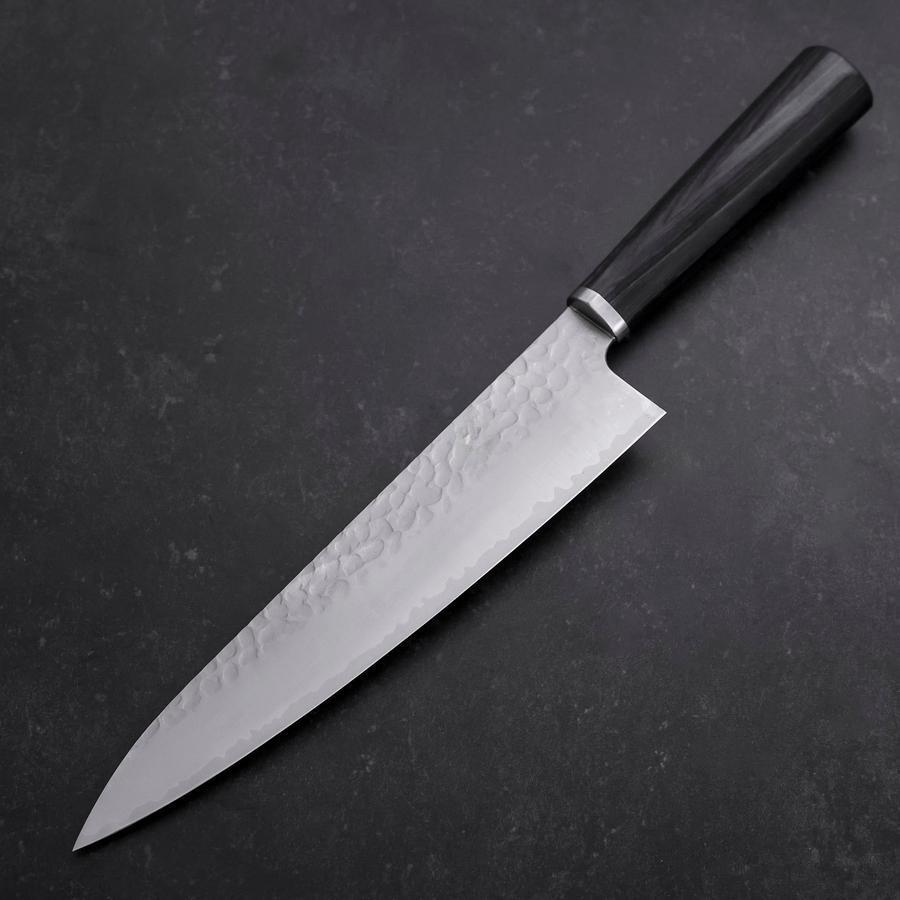 Gyuto VG-10 Tsuchime Oval Purple Handle 200mm