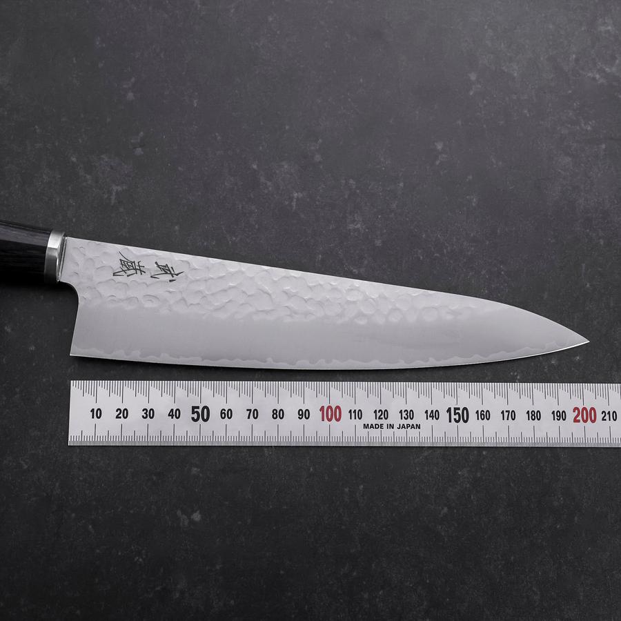 Gyuto VG-10 Tsuchime Oval Purple Handle 200mm