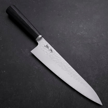 Gyuto VG-10 Tsuchime Oval Purple Handle 200mm