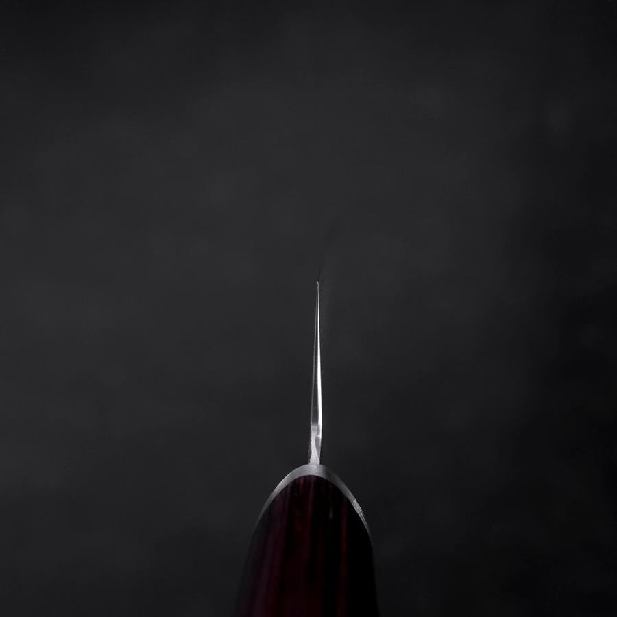 Gyuto VG-10 Tsuchime Oval Red Handle 180mm
