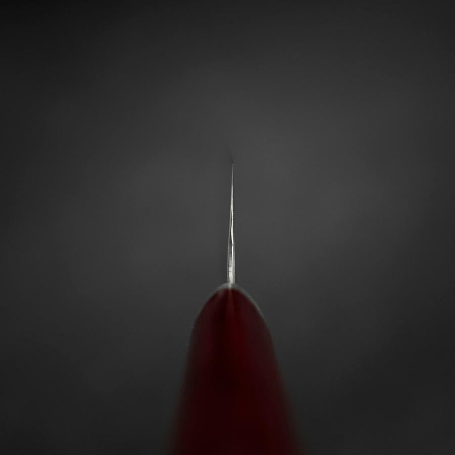 Gyuto VG-10 Tsuchime Western Red Handle 185mm