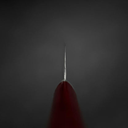 Gyuto VG-10 Tsuchime Western Red Handle 185mm