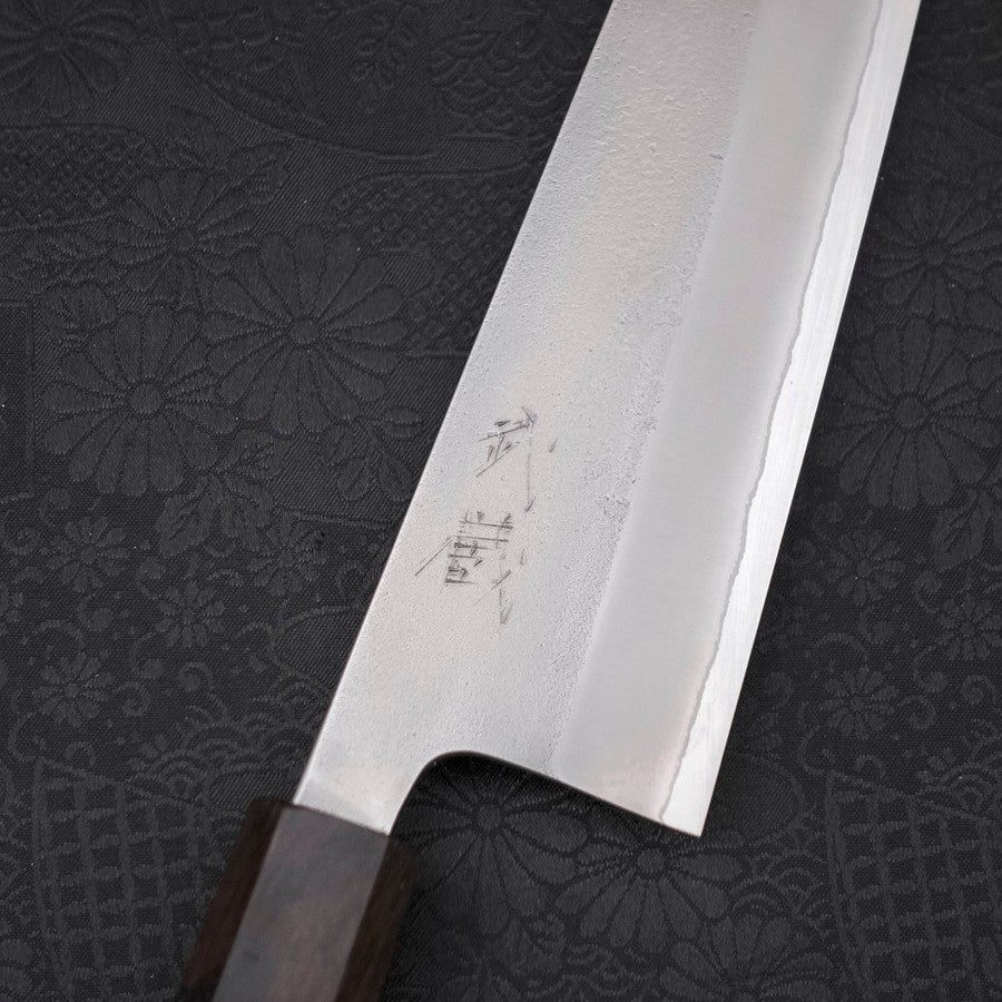 Gyuto White Steel #2 Nashiji Ebony Handle 210mm