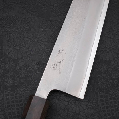 Gyuto White Steel #2 Nashiji Ebony Handle 210mm