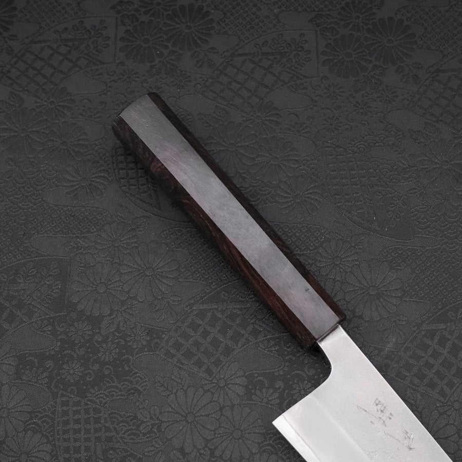Gyuto White Steel #2 Nashiji Ebony Handle 210mm