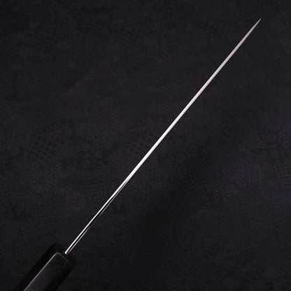 Gyuto White Steel #1 Mirror Moon-Fuji Water Honyaki Buffalo Ebony Handle With Sheath 240mm