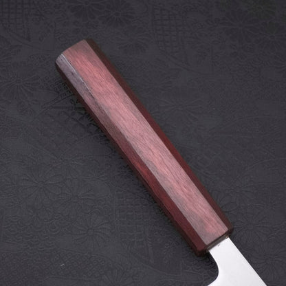 Gyuto White Steel #1 Polished Purple Urushi Handle 210mm