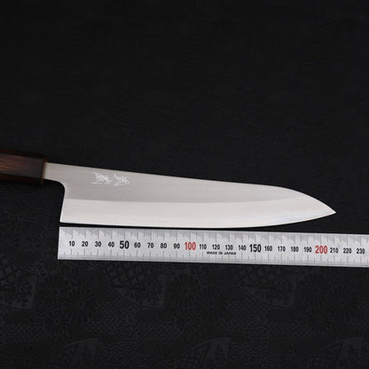 Gyuto White Steel #1 Polished Sumi Urushi Handle 210mm
