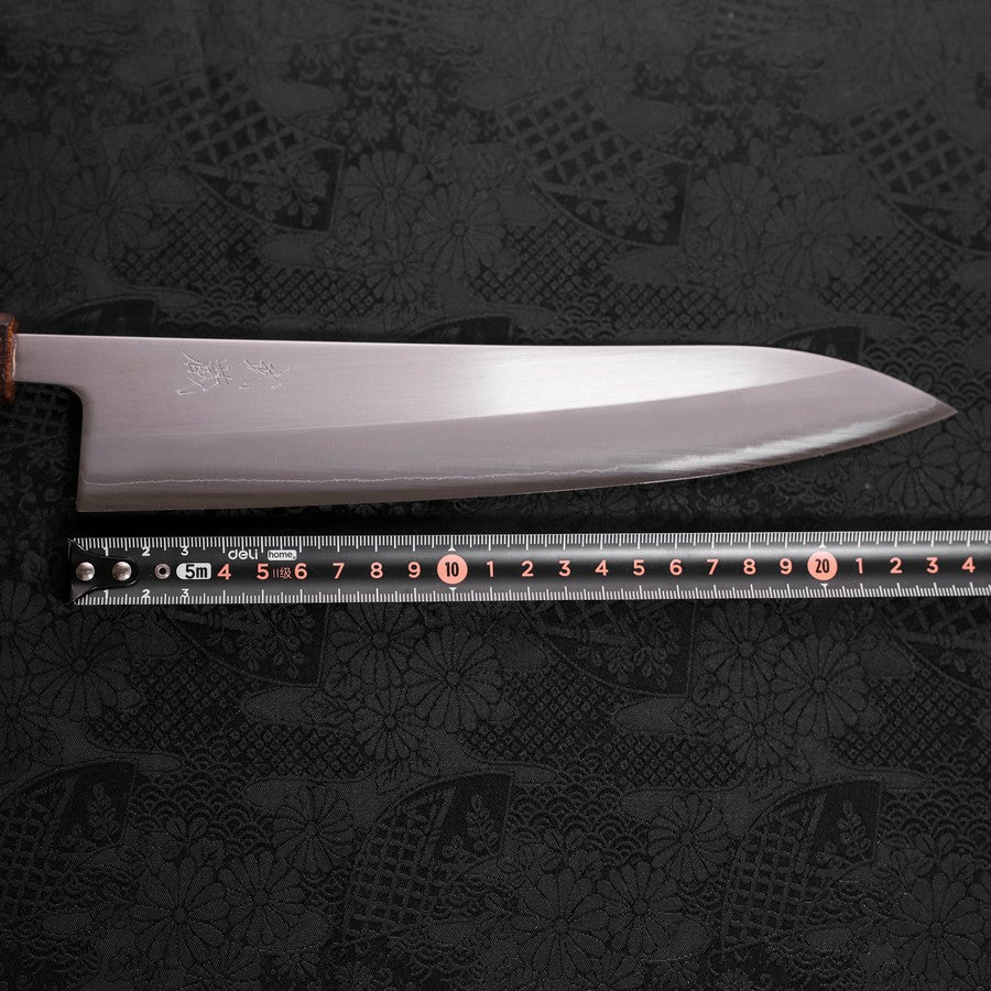 Gyuto White Steel #1 Polished Sumi Urushi Handle 240mm