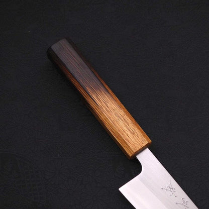 Gyuto White Steel #1 Polished Yaki Urushi Handle 180mm