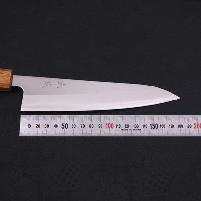 Gyuto White Steel #1 Polished Yaki Urushi Handle 180mm