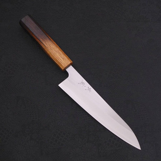 Gyuto White Steel #1 Polished Yaki Urushi Handle 180mm