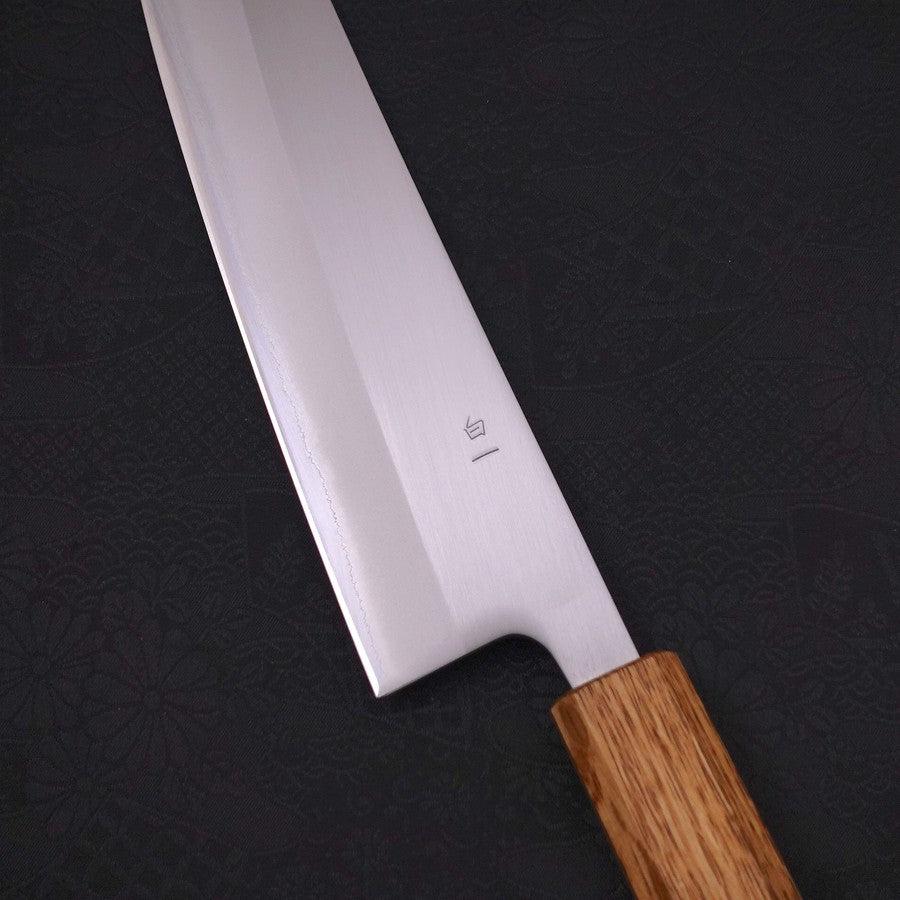 Gyuto White Steel #1 Polished Yaki Urushi Handle 210mm