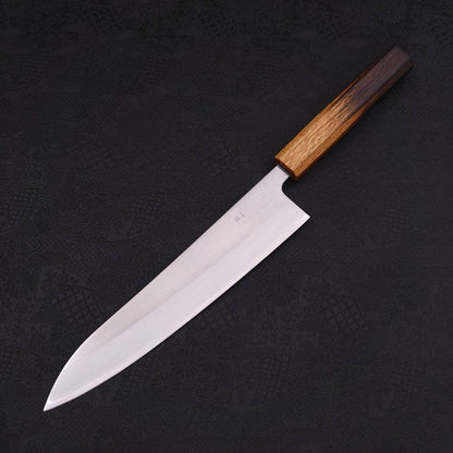 Gyuto White Steel #1 Polished Yaki Urushi Handle 240mm