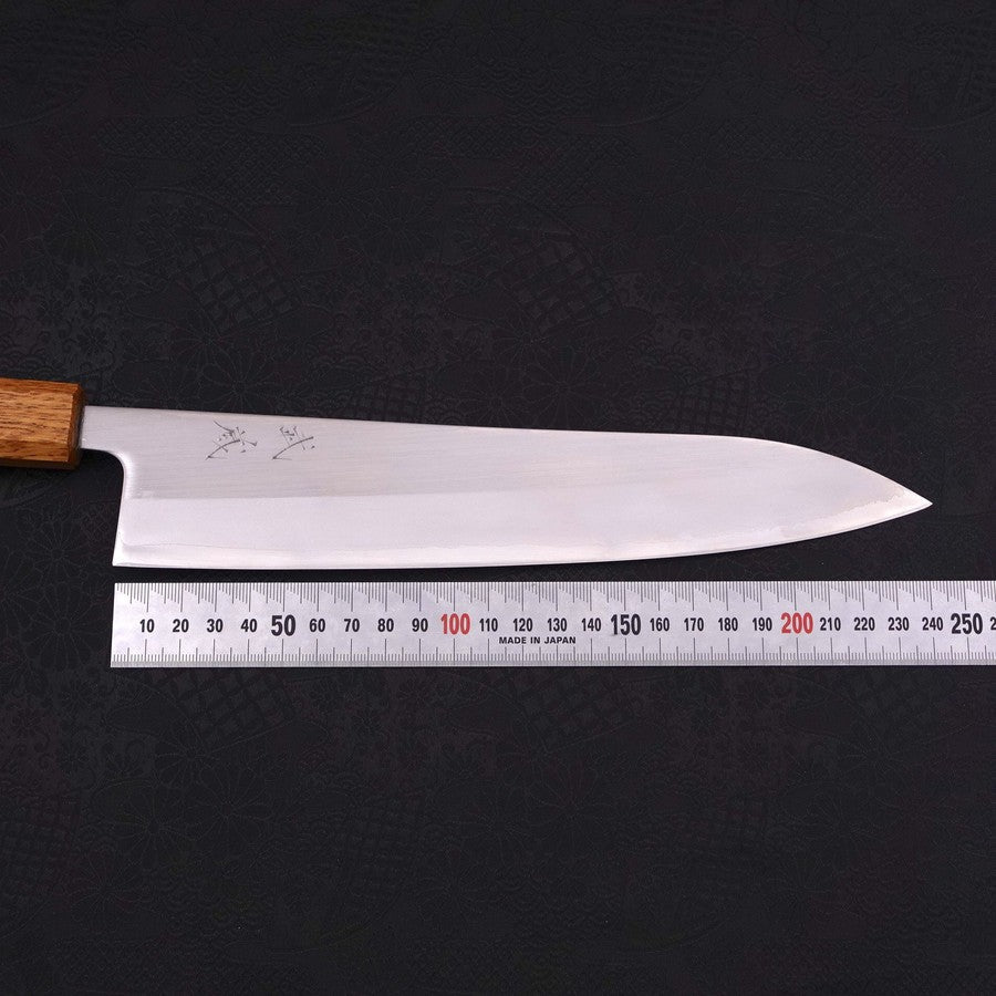 Gyuto White Steel #1 Polished Yaki Urushi Handle 240mm
