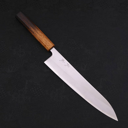 Gyuto White Steel #1 Polished Yaki Urushi Handle 240mm