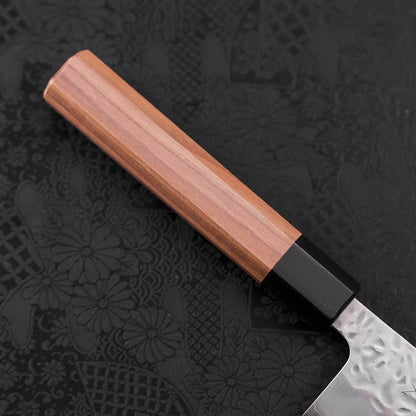 Gyuto White Steel #1 Stainless Clad Tsuchime Walnut Handle 240mm