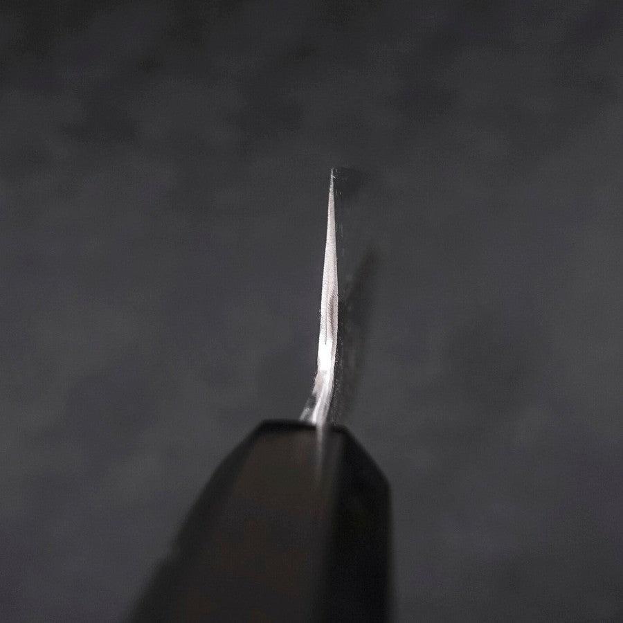 Gyuto White Steel #2 Kurouchi Chokin Dragon Buffalo Ebony Handle 210mm