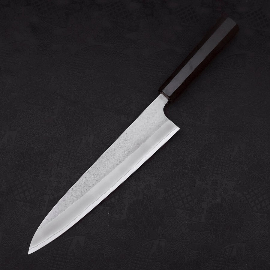 Gyuto White Steel #2 Nashiji Ebony Handle 240mm