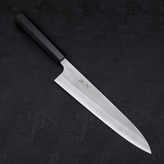 Gyuto White Steel #2 Nashiji Ebony Handle 240mm