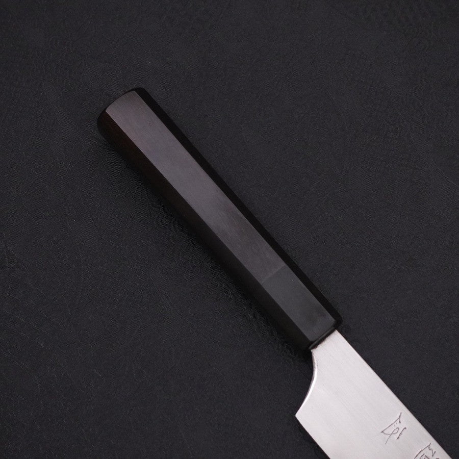 Gyuto White Steel #2 Super Polished Buffalo Ebony Handle 190mm