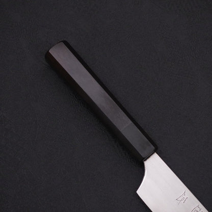 Gyuto White Steel #2 Super Polished Buffalo Ebony Handle 190mm