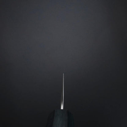 Gyuto White Steel #2 Tsuchime Dark Blue Urushi Handle 180mm