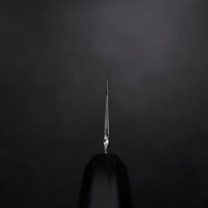 Gyuto White Steel #3 Mirror Honyaki Buffalo Ebony Handle