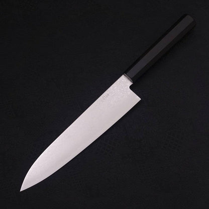 Gyuto ZA-18 Damascus Buffalo Ebony Handle 210mm