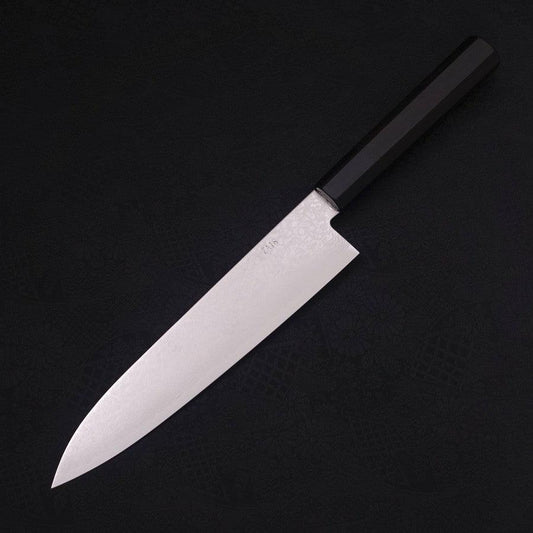 Gyuto ZA-18 Damascus Buffalo Ebony Handle 210mm