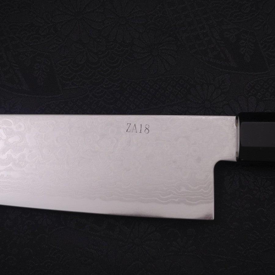 Gyuto ZA-18 Damascus Buffalo Ebony Handle 210mm