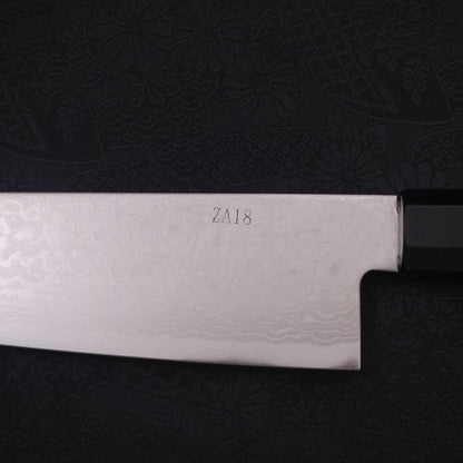 Gyuto ZA-18 Damascus Buffalo Ebony Handle 210mm